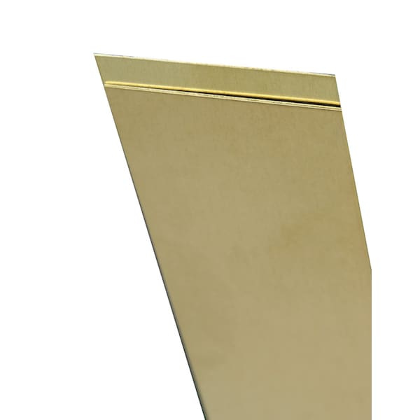 K&S Precision Metals K&S 0.032 in. X 1/4 in. W X 12 in. L Mill Brass Metal Strip 8240 - main